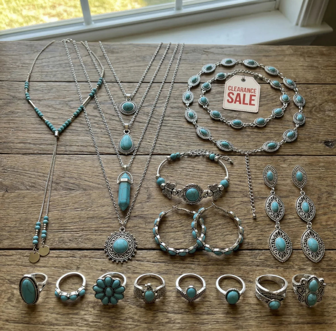 Bluestone Jewelry Set (Clearance Sale)