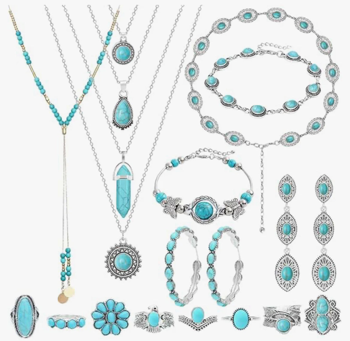 Bluestone Jewelry Set (Clearance Sale)