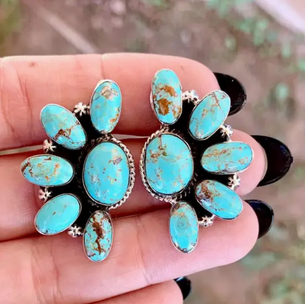 Oval Drop Earrings