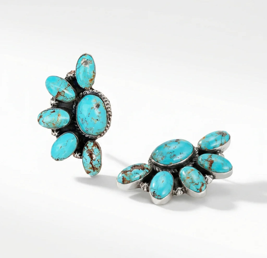 Oval Drop Earrings