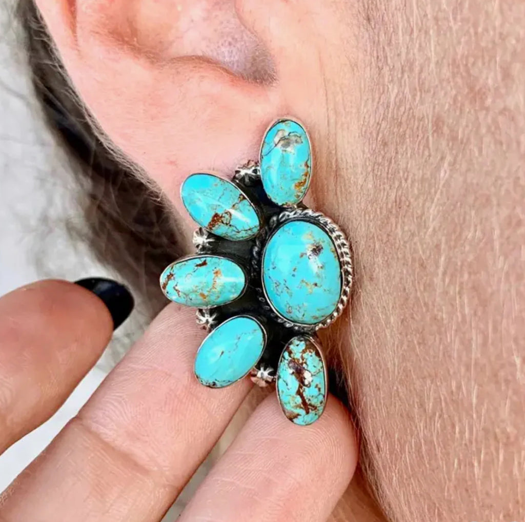 Oval Drop Earrings