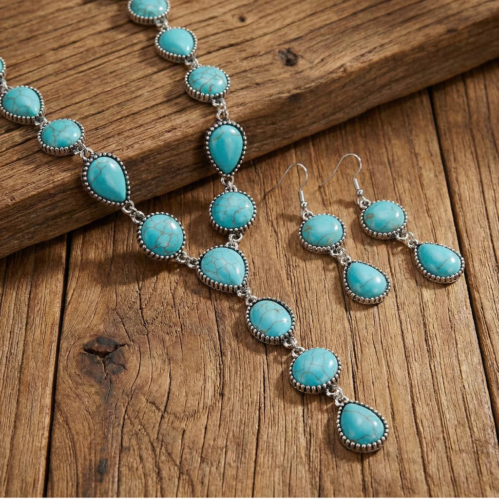 Navajo Necklace & Earring Set