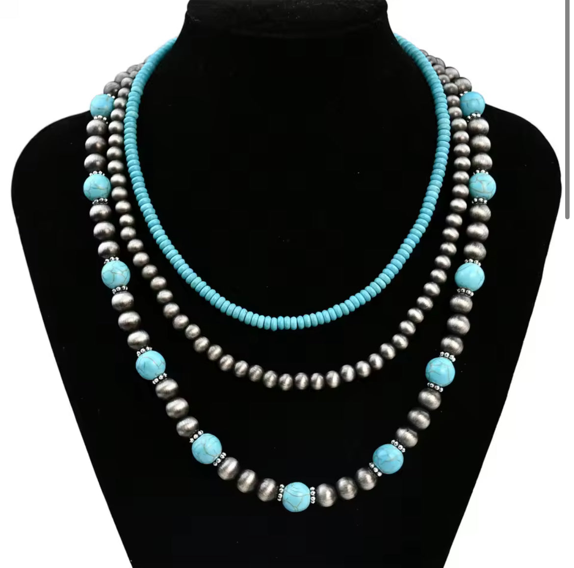 3 Set Navajo Pearl Necklace