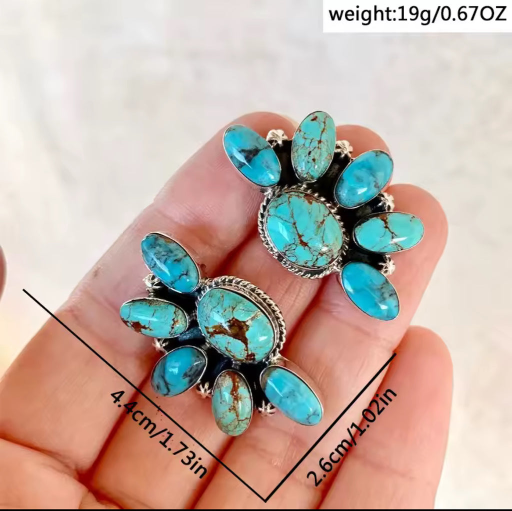 Oval Drop Earrings